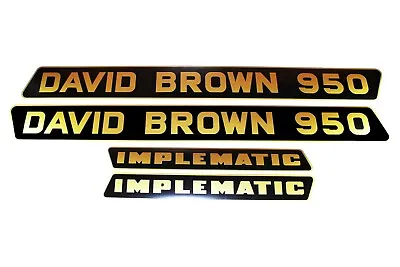 Bonnet Badge Decal Type (adhesive); David Brown 950 Implematic Tractor • £48.32