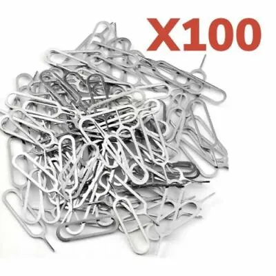 100x Sim Card Tray Eject Removal Pin Tool For IPhone IPad Samsung Galaxy &Others • £3.29