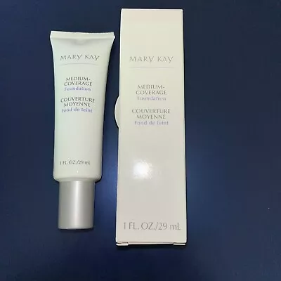 New Mary Kay Medium Coverage Foundation - Ivory 100 (gray Cap) • $18.55