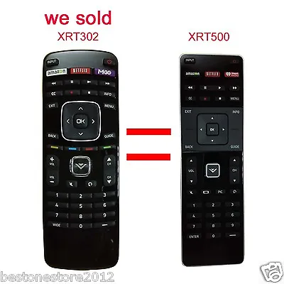 VIZIO Qwerty Remote XRT302 Sub XRT500 For M492I-B2 M552I-B2 M652I-B2 M602I-B3 • $18.99