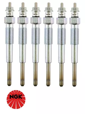 Set Of 6 Ngk Glow Plugs For Toyota 2h 1hz 1hd-t Turbo Diesel 4.0l 4.2l I6 • $190