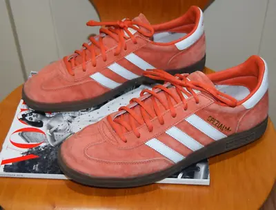 Adidas Handball Spezial Sneakers Trainers Shoes Burnt Orange RARE - UK 11 • £44.99