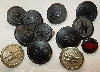 Vintage Br Enamel & Horn British Rail Railway Buttons - Mixed Lot • £0.99