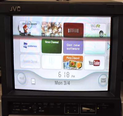 Jvc Tm-1011g Color Crt Retro Video Monitor Tested And Working Little Bit Of Rust • $39.99