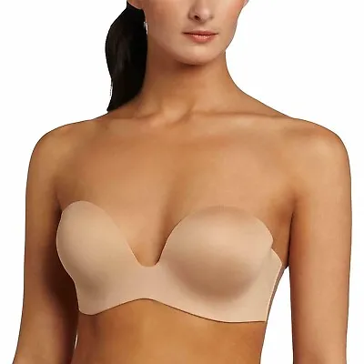 B Cup - New FASHION FORMS Ultimate Boost Backless Strapless Adhesive Padded Bra • £9.95