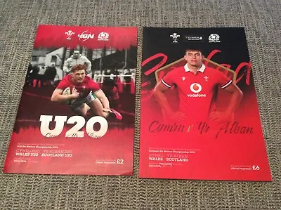 WALES V SCOTLAND ...2024  ( SIX NATIONS & U20’s PROGRAMMES ) • £7.50