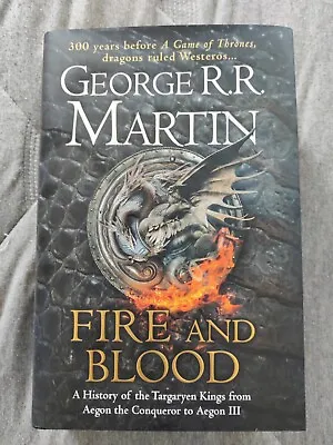 £225 • Buy Fire And Blood: Hardback Signed First Edition George RR Martin