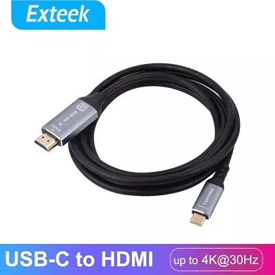 USB C To HDMI USB 3.1 Type C Male To HDMI Male 4K UHD Cable Samsung Macbook Pro • $21.95