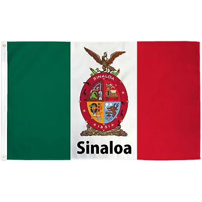 Sinaloa Mexico State 3x5 Flag • $22.95