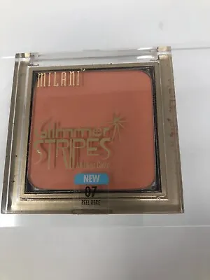 Milani Glimmer Stripes All Over Color 07 Bronzer Cocoa Glimmer Face Cheek Eye • $12.99