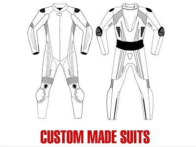 Custom Made Any Design Any Make Motorbike Racing Leather Suit For Mens Women's  • £264.99