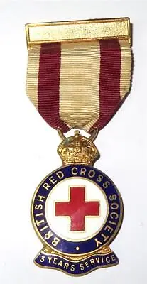 Vintage Red Cross Medal 13 Years Service J R Gaunt   05 • £3.49