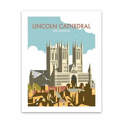 £9.99 • Buy Lincoln Cathedral 28x35cm Art Print By Dave Thompson