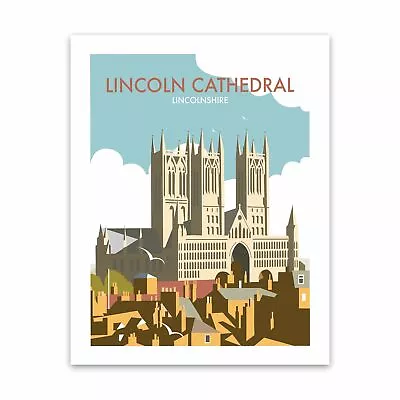 Lincoln Cathedral 28x35cm Art Print By Dave Thompson • £9.99