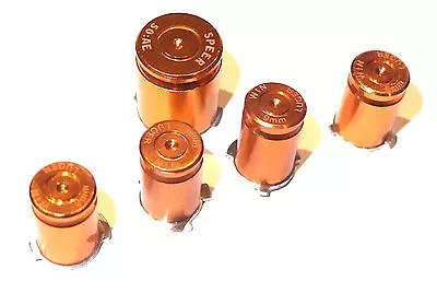 Xbox 360 Metal Controller Bullet Luger ABXY Speer Guide Buttons Copper Colour UK • $8.82