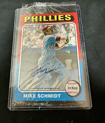 2024 Topps Heritage Mike Schmidt Boxtopper Auto Philadelphia Phillies OBAV-MS • $234.99