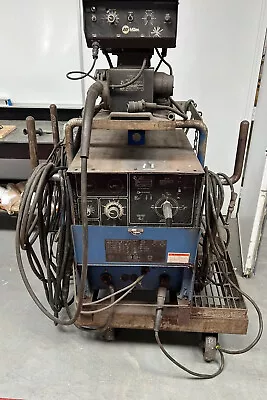 Miller Shopmaster 300 Ac/dc Welder  With Mig Welder On Rolling Cart • $2500