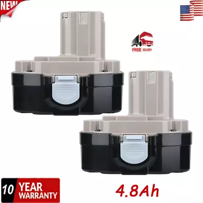 2pack For Makita 18V 4.8Ah Battery NiMH 1822 1834 1823 1833 1835 PA18 192826-5 • $38.89