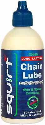 Squirt Long Lasting Dry Bike Chain Lube - 4 Fl Oz Drip • $16.89