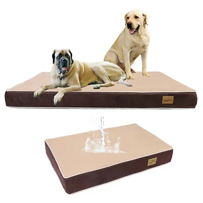 XXXL Orthopedic Dog Bed Mattress Pet Cushion Crate Memory Foam Reduce Joint Pain • $39.91