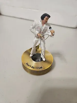 The Bradford Editions - Elvis Solid Gold Christmas Ornament - Don't Be Cruel • $10