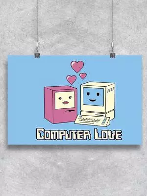 Vintage Computer Love Poster -Image By Shutterstock • $25.99