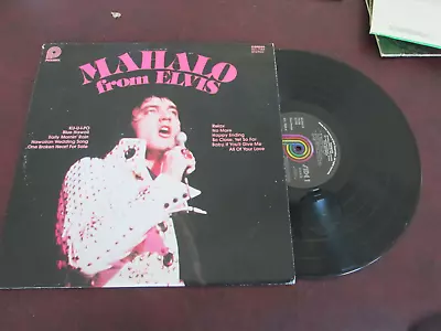 Elvis Presley - Mahalo From (1978)-LP-Blue Hawaii Wedding Song-plays Vg To Vg+ • $4.99