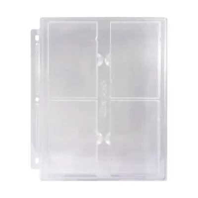 1x Ultra PRO 4-Pocket Binder Album Page For Graded PSA Card Slabs • $11.45