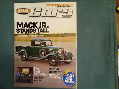 Magazine OLD CARS 4/15/2022 Mack Jr P/USpring Carlisle VGC • $4.50