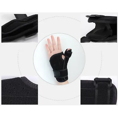 Hand Support Thumb Spica Splint Wrist Sprain Strain Carpal Tunnel Stabiliser • £30.96