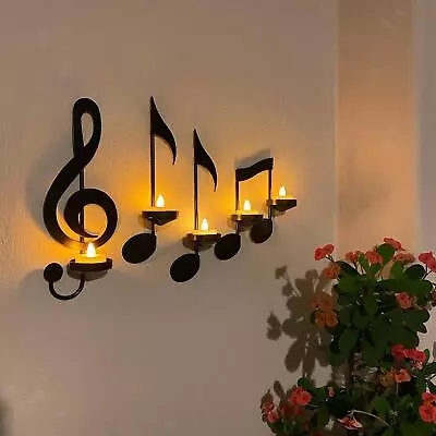 4 Pieces Candle Sconces Wall Candle Holder For Porch Living Room Ornament • £22.06