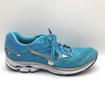 Mizuno Womens Wave Rider 20 Running Shoes Blue J1GD170303 Low Lace Up Sneakers 8 • $7.50
