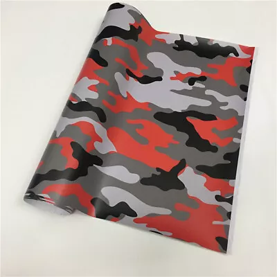 CAMOUFLAGE Sticker Vinyl Film Sheet ARMY Roll Wrap Car Bike Laptop Decoration • $13.99