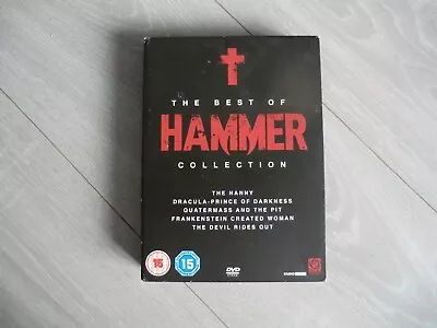 Hammer Horror 5 Dvd Boxset Dracula Quatermass And Frankenstein  Vgc Freepost • £10