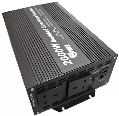 £134.99 • Buy 2000W (4000W) Soft Start Power Inverter 2000 Watt 12v For Microwave Kettle