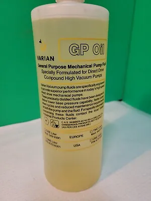 VARIAN GP Vacuum Pump Oil ~Specifically Engineered For Superior Performance 1L • $35