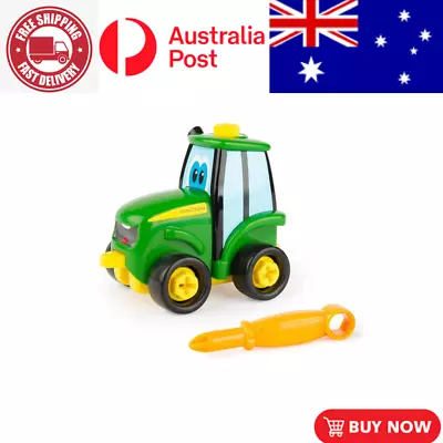 John Deere Build A Buddy Johnny Tractor Green Kids Toy AUS XMAS GIFT BUY NOW • $15.99