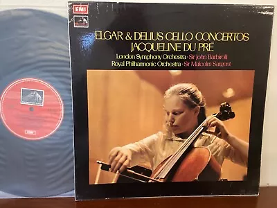 JACQUELINE DU PRE - Elgar/Delius Cello Concertos 1965 Recording UK HMV ASD 2754 • £11.99