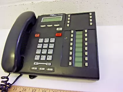 Nortel T7316E Business Phone Set - Charcoal (NT8B27) • $11.09