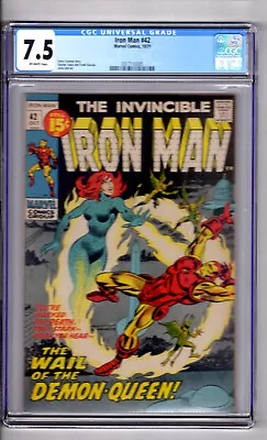 Iron Man #42 (1971) 7.5CGC 'The Demon QUEEN' Tuska Art • $72