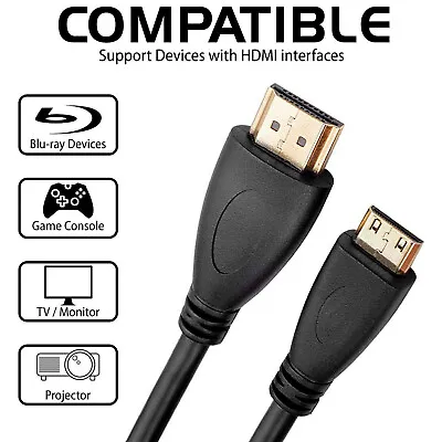 3m Long HDMI Cable High Speed V2.0 HD ARC For PS3 PS4 XBOX ONE SKY TV • £3.99