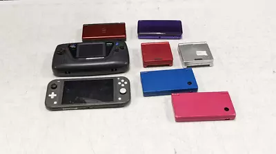 Lot Of 8 Various Hand-Held Consoles(For Parts/Repair) • $127.50