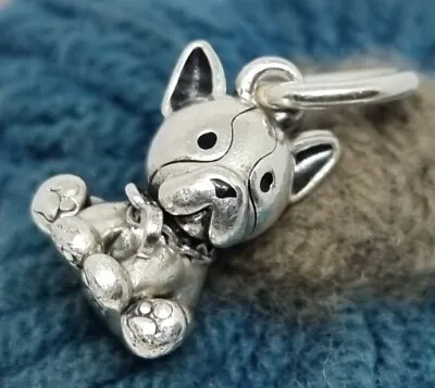 Genuine Pandora Silver Bulldog Puppy Dog Dangle Charm 💕 S925 ALE  • £30