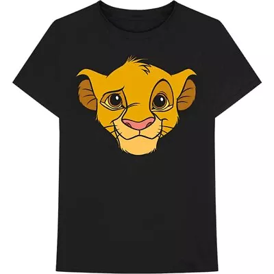 Disney Lion King - Simba Face T-Shirt Black New • $16.46