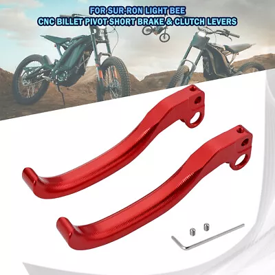 For Sur-Ron MX For Segway X260 Bee CNC BILLET Pivot Short Brake & Clutch Levers • $17.99