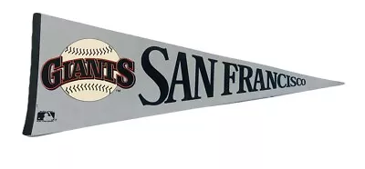 Vintage MLB SF San Francisco Giants Felt Pennant Grey • $25