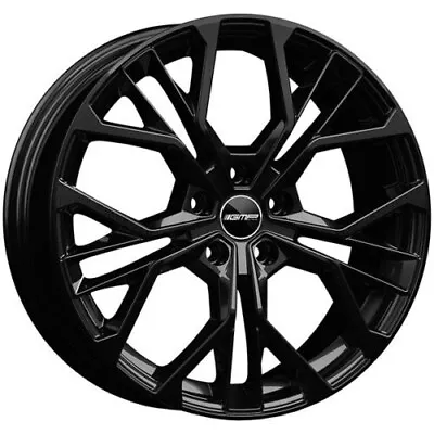 ALLOY WHEEL GMP MATISSE FOR FIAT ABARTH 500 7.5x18 5x1143 GLOSSY BLACK XUV • $852.50