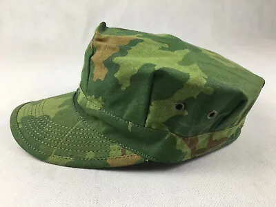 SIZE L US Military Mitchell Camouflage Cap Vietnam War U.S. Octagonal Field Hat • $14.99