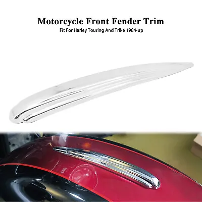 Chrome Front Fender Trim Fit For FLD 12-16 Softail 86-17 Touring Trike 84-up • $13.66