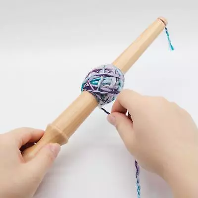 Wood Yarn Winder Knitting Tools Crochet Accessories Yarn Ball String Winder • £10.19